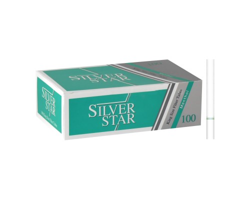 Гильзы для табака "SILVER STAR Menthol Regular Filter 8,1/15мм" (200)